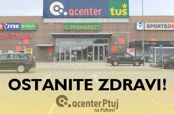 Življenje v Qcentru Ptuj se ne bo ustavilo