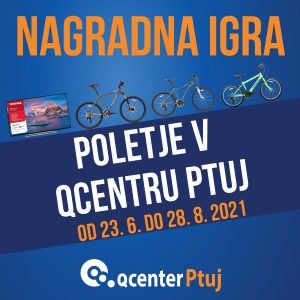 Nagrade velike poletne nagradne igre Qcentra so podeljene Nagrade velike poletne nagradne igre Qcentra so podeljene