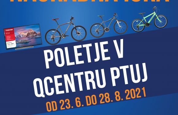Nagrade velike poletne nagradne igre Qcentra so podeljene