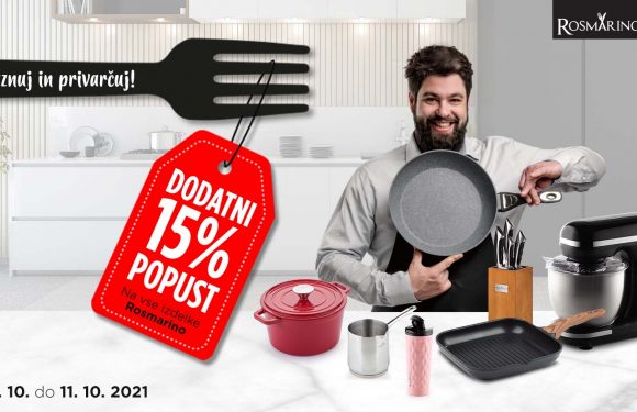 Praznuj in privarčuj z Rosmarinom