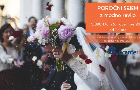 Veliki poročni spektakel v nakupovalnem središču Qcenter Ptuj!