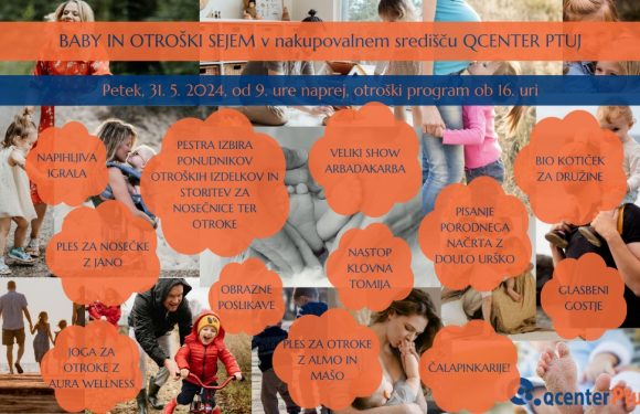 Danes bo Qcenter Ptuj napolnila pozitivna otroška energija